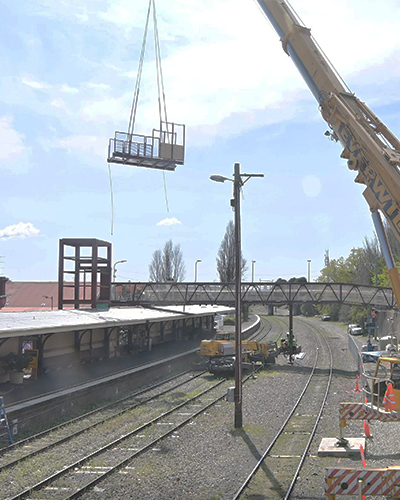 Moss Vale Station Upgrade Lift install