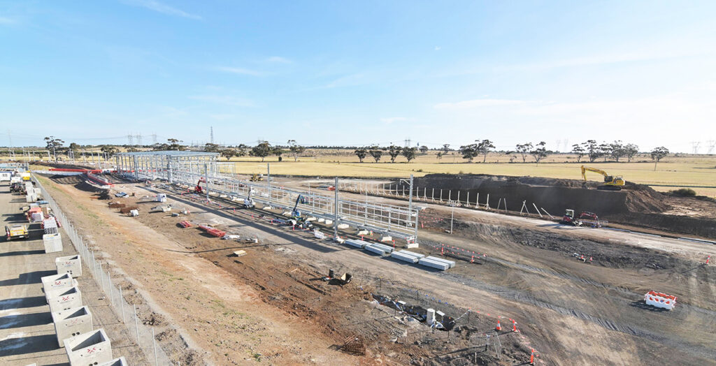 Calder Park Victoria Light Service Facility build