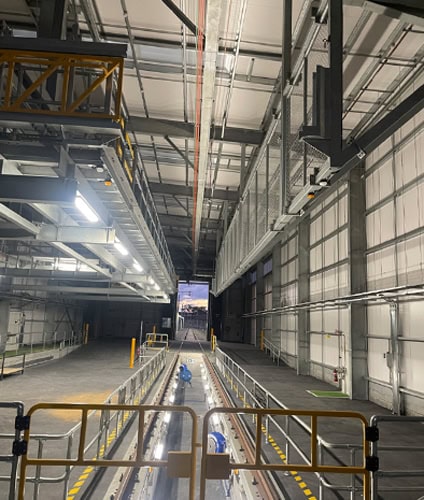 Inside of the Calder Park Light Service Facility VICTORIA
