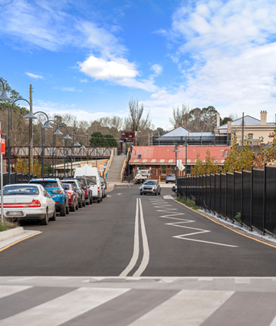Moss Vale Dalys Way reconfigured for better traffic flow and bus movements