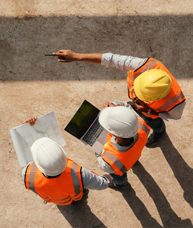 Three Degnan Managers on site Early Contractor Involvement